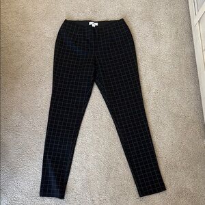 Calvin Klein Black Checkered Trousers